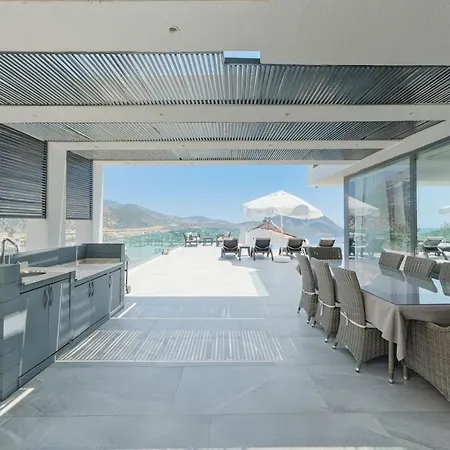 Luxury Sea View For 10 Guests In Kalkan