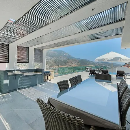Luxury Sea View For 10 Guests In Kalkan Villa