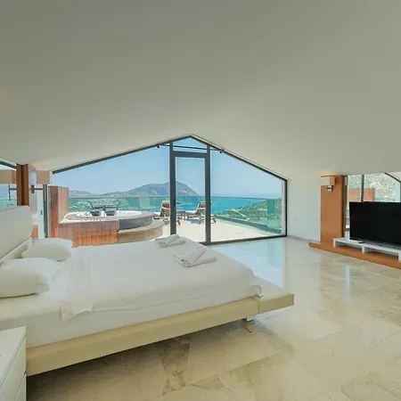 Luxury Sea View For 10 Guests In Kalkan