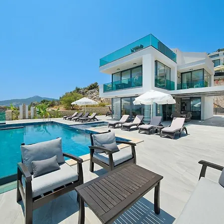 Luxury Sea View For 10 Guests In Kalkan Villa *