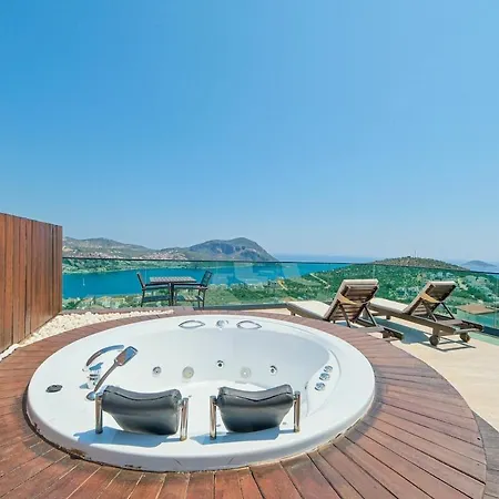 Luxury Sea View For 10 Guests In Kalkan * Kaş