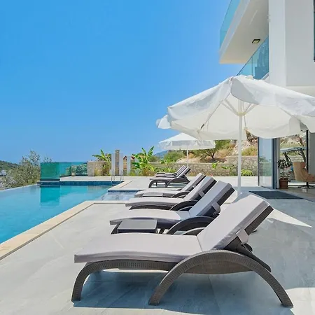 Luxury Sea View For 10 Guests In Kalkan *