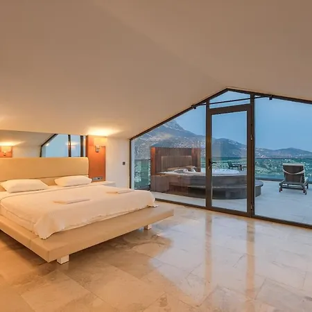 Luxury Sea View For 10 Guests In Kalkan *