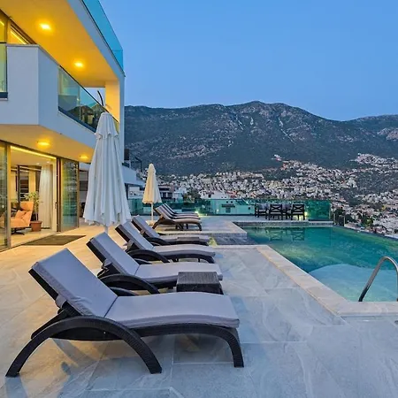 Luxury Sea View For 10 Guests In Kalkan Kaş