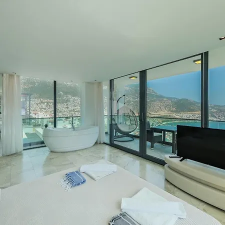 Luxury Sea View For 10 Guests In Kalkan *
