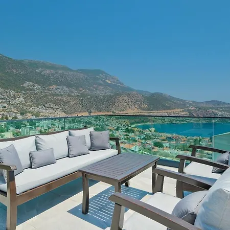 Luxury Sea View For 10 Guests In Kalkan Willa Kaş