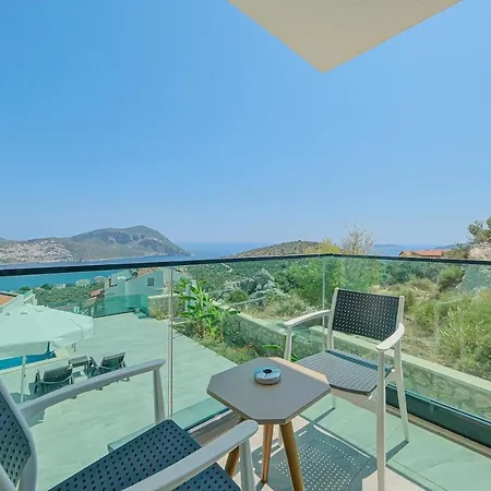 Luxury Sea View For 10 Guests In Kalkan *