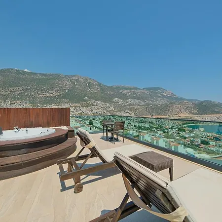 Luxury Sea View For 10 Guests In Kalkan Villa *