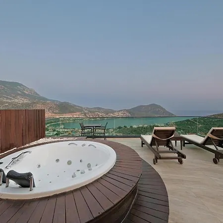 Villa Luxury Sea View For 10 Guests In Kalkan Kaş