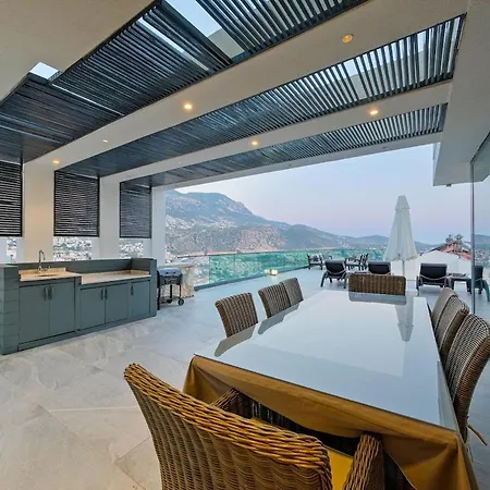 Luxury Sea View For 10 Guests In Kalkan