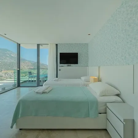 Luxury Sea View For 10 Guests In Kalkan Kaş
